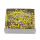 Glass head pins yellow approx. 1000 pieces / extra long 0.65 x 43 mm