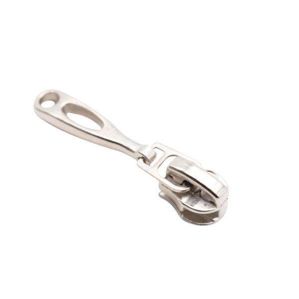 Pocket zipper / jacket zipper model "GALAXY" (long zipper) 5 mm / silver