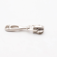 Pocket zipper / jacket zipper model "GALAXY" (long zipper) 5 mm / silver