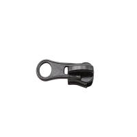 Delrin VISLON Zipper Modell "Oval" für 6 mm Reißverschlüsse schwarz