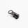 Delrin VISLON Zipper Modell "Oval" für 6 mm Reißverschlüsse schwarz