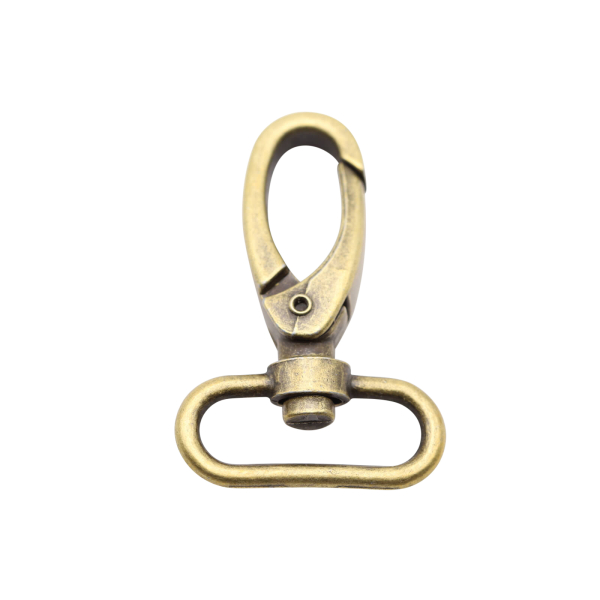 Carabiner hook model Original-Pro 30 mm old brass