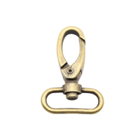 Carabiner hook model Original-Pro 30 mm old brass