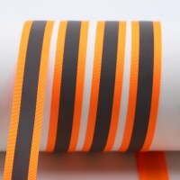 Reflective tapes/reflective strips for sewing on dog accessories - 20 mm neon orange