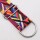 Bag webbing 2m set with D-rings and regulator 50 mm silver