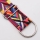 Bag webbing 2m set "Play of Colors" with D-rings and regulator 50 mm silver