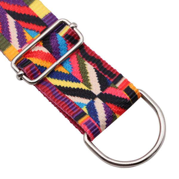 Bag webbing 2m set silver gray with D-rings and regulator 50 mm silver