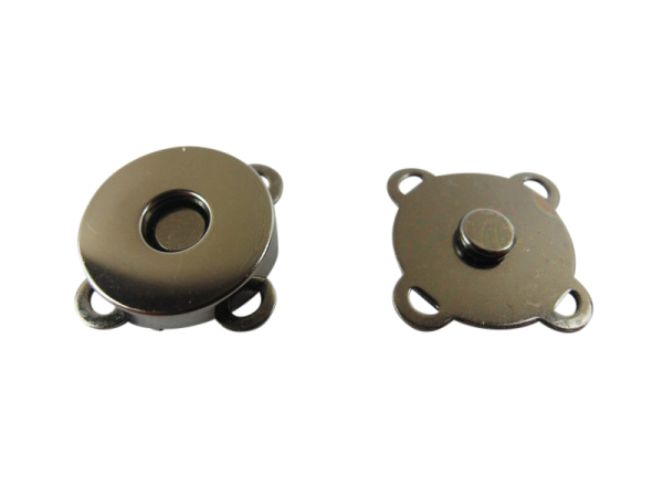Magnetknöpfe zum Annähen 15 mm platin