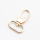 Carabiner hook - light model 25 mm gold
