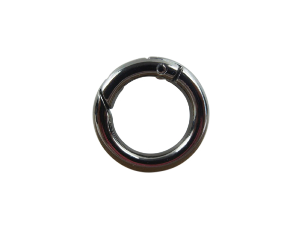 Ring - snap hook - model "Frango" 25 mm - platinum