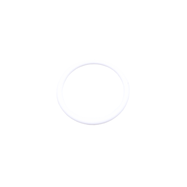 Bra - round ring / metal ring set of 10 for corsetry - 15mm white