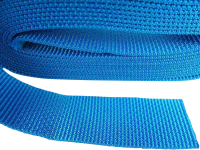Taschengurtbänder in Top-Qualität 40 mm mittelblau
