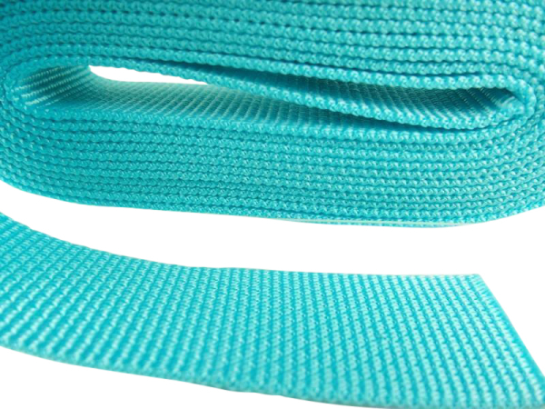Taschengurtbänder in Top-Qualität 40 mm türkis-blau
