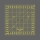 Patchwork quilting ruler from Sew Mate (metric version) 16 x 16 cm in yellow