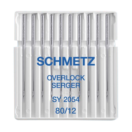 SCHMETZ - Overlocknadeln 10er Pack SY 2054 / Stärke 80/12 Flachkolben