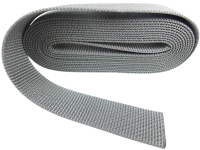Top quality bag straps 40 mm silver-gray