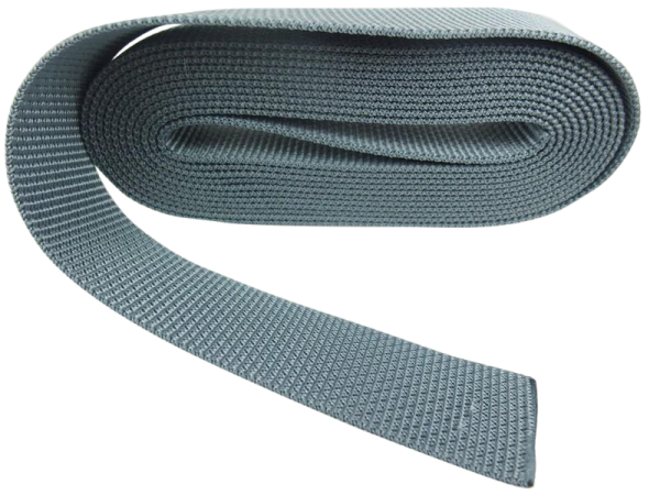 Taschengurtbänder in Top-Qualität 40 mm grau