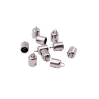 Cord ends/end pieces 4 pieces - with screws / for round...