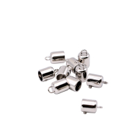 Cord ends/end pieces 4 pieces - with screws / for round...
