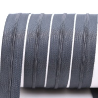 Endless zipper model “Holiday” 3 mm (for long zippers) anthracite-gray