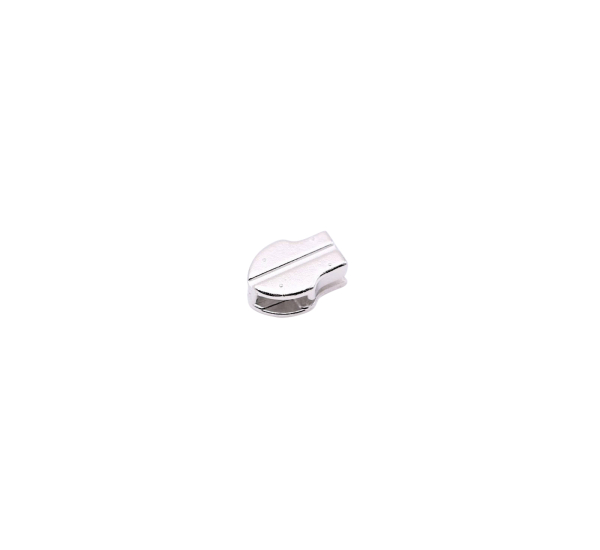 Bed linen zipper - zipper without handle - top quality metal / No. 3 - silver
