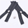 Bed linen zipper - zipper without handle - top quality metal / No. 3 - silver