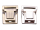 Square plug lock/ folder lock (49 mm)