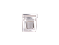 Steckschloss Mappenschloss eckig Metall (49 mm) silber