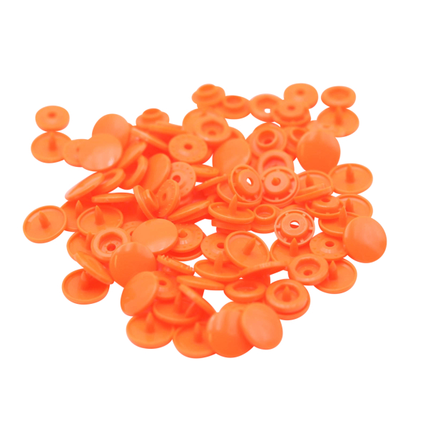 Kam-Snap-Druckknöpfe 1000er Sparset / orange