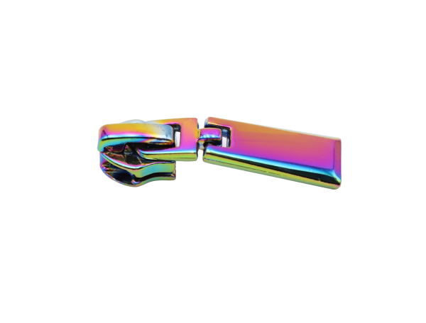 Taschenzipper / Zipper Nr. 7, Modell "Brilliant" - LUX-Regenbogen