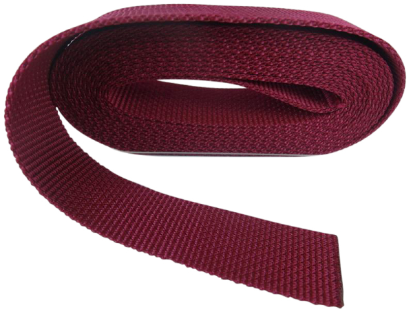 Top quality bag straps 50 mm burgundy red