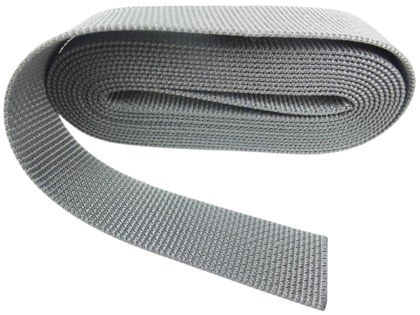 Top quality bag straps 50 mm silver-gray