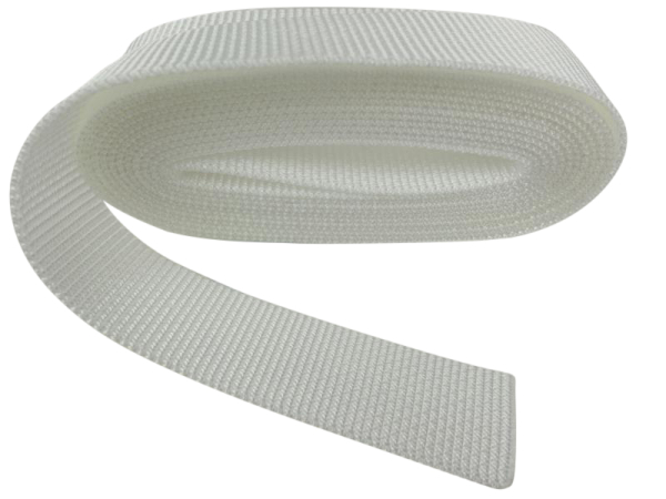 Top quality webbing 80 mm white