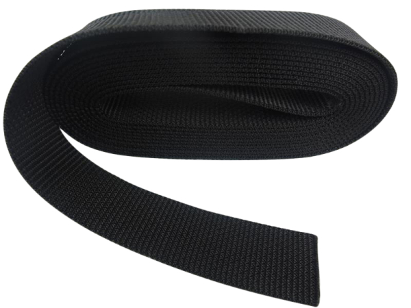 Top quality webbing 80 mm black