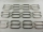 Schieber / Regulator Modell "Acht"  20 mm - silber