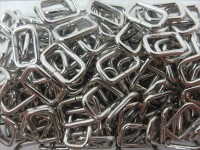 Schlaufe vierkantig 13 mm / flaches Modell