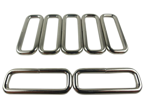 Schlaufe vierkantig 50 mm / flaches Modell