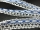Bobbin lace white/blue