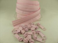 Zipper 5 mm Spirale zart-rosa