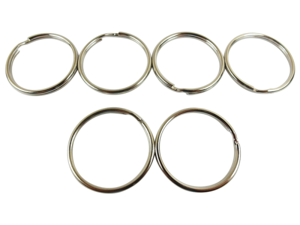 Key ring / outer diameter - approx. 38 mm - silver