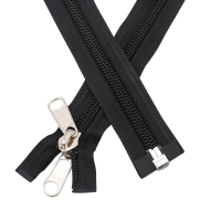 YKK tent zipper spiral divisible with a double slider 3 m...