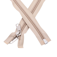 YKK tent zipper spiral divisible with a double slider 3 m...