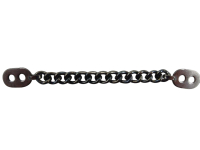 Coat hanger black approx. 8.8 cm (metal)