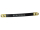 Coat hanger black approx. 7.9 cm (artificial leather)