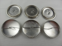 Überziehbare Knöpfe 38 mm (ohne Werkzeug)
