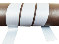 Seat belt strap - silver gray / 38 mm