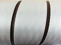 Seat belt strap - silver / 38 mm