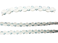 Blütenband himmelblau