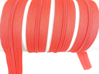 Endless zippers loose - per meter - spiral (3mm) red
