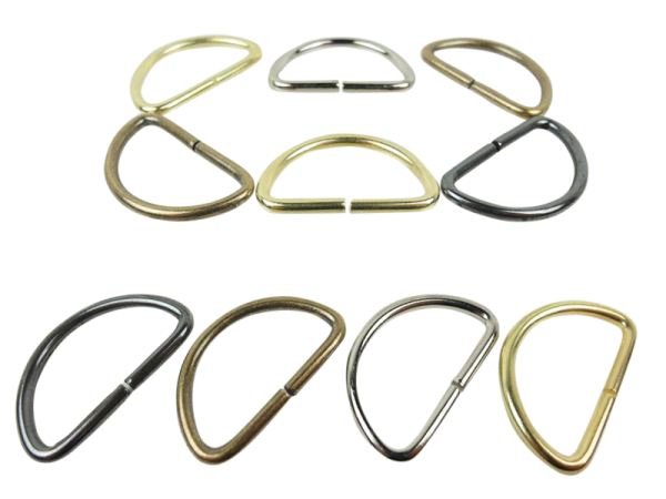 D-Ring / Halbring  leichtes Modell 20 mm